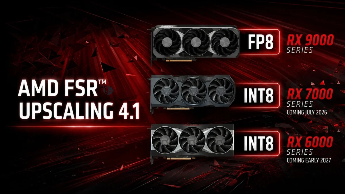 AMD FSR 4.1 : les consoles portables exclues de la révolution graphique