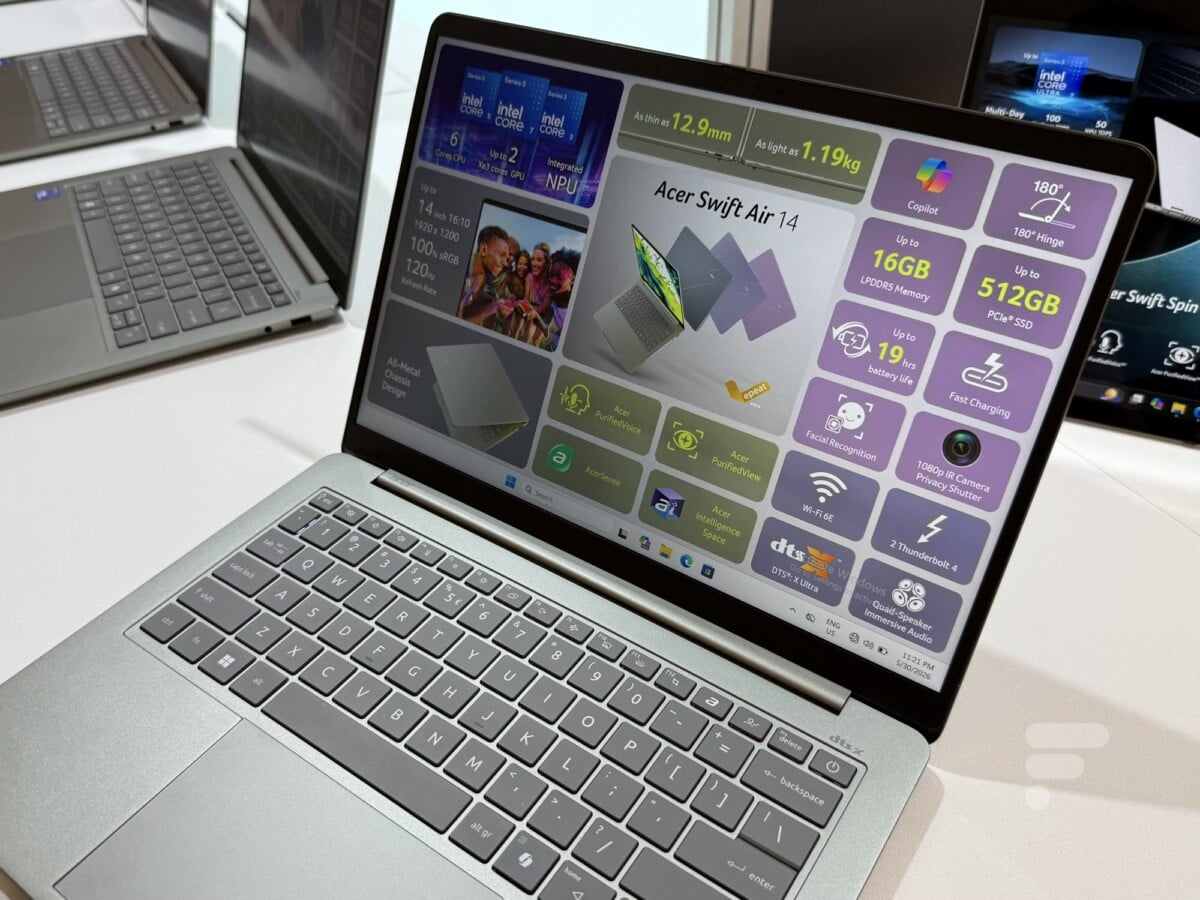 Acer Swift Air 14 : le rival malin du MacBook Neo qui mise sur l'équilibre parfait