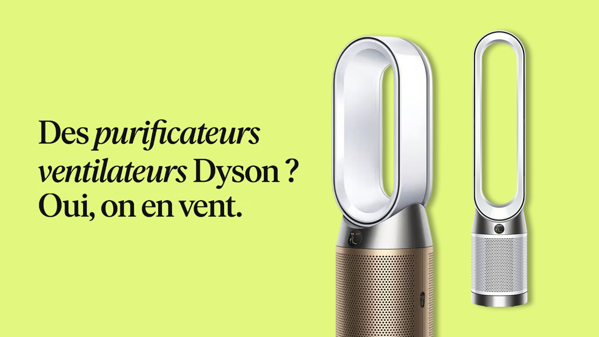 Canicule : économisez jusqu’à 35% sur un ventilateur Dyson reconditionné par la marque