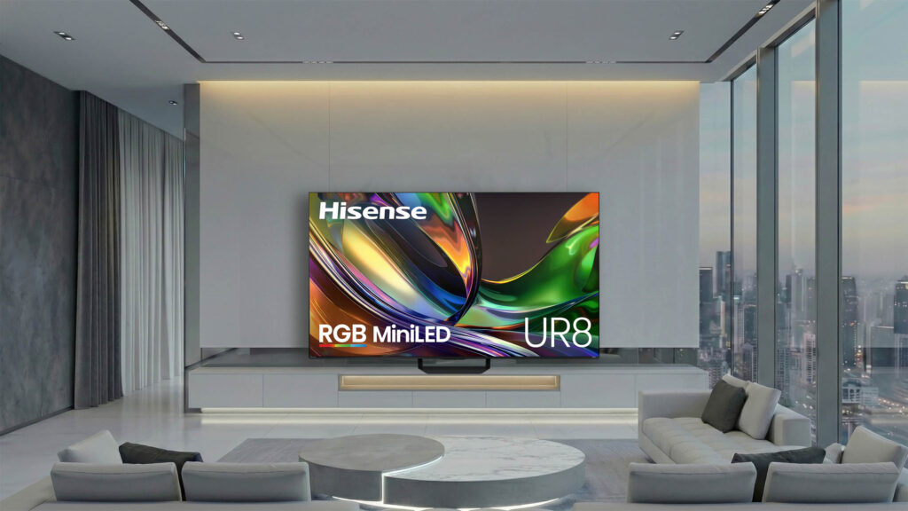 Hisense 55UR8S : une télévision Mini LED 180 Hz à prix réduit, l&rsquo;offre à ne pas manquer