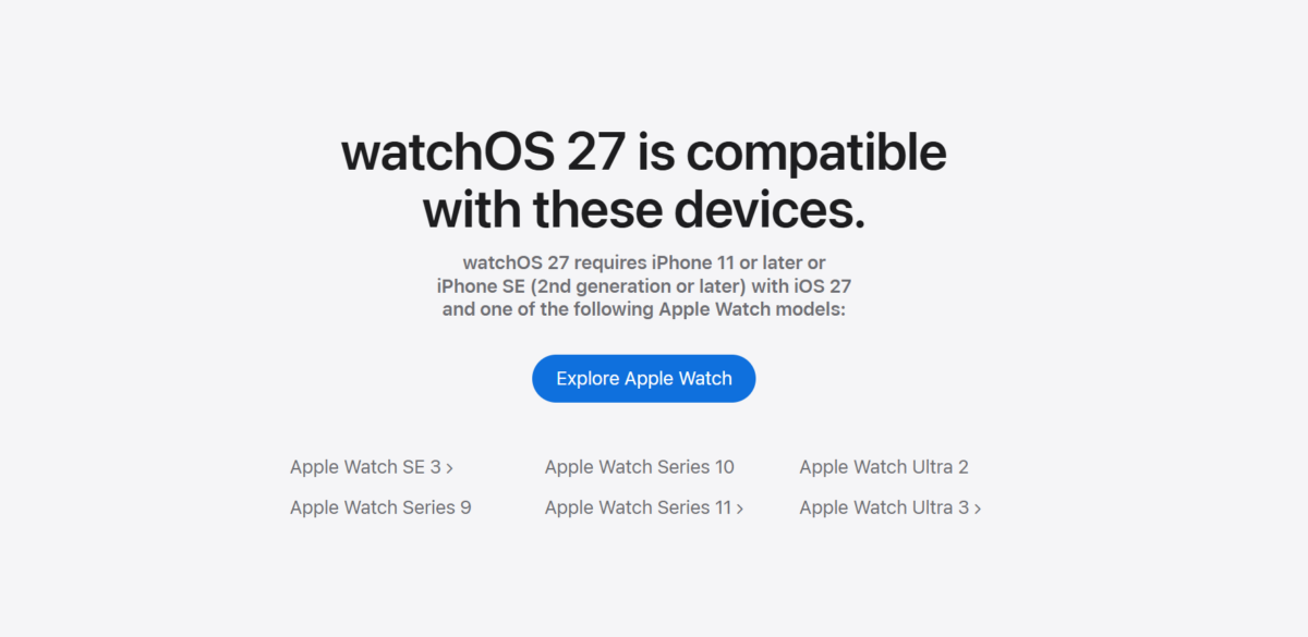 Apple Watch Series 9 : watchOS 27 finalement compatible malgré une erreur initiale