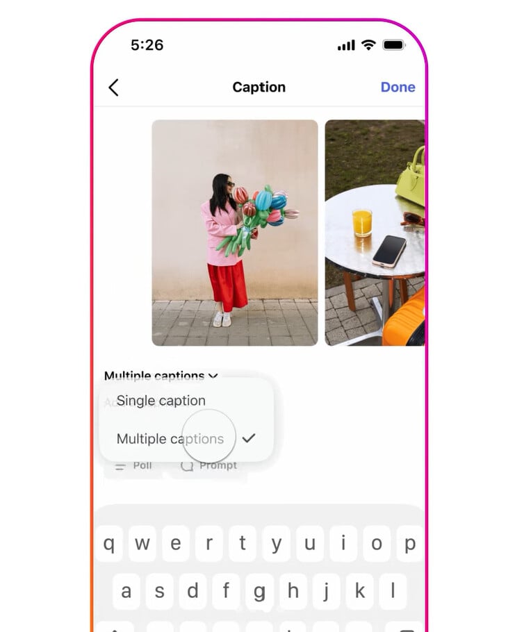Instagram révolutionne les carrousels : chaque photo peut enfin avoir sa légende