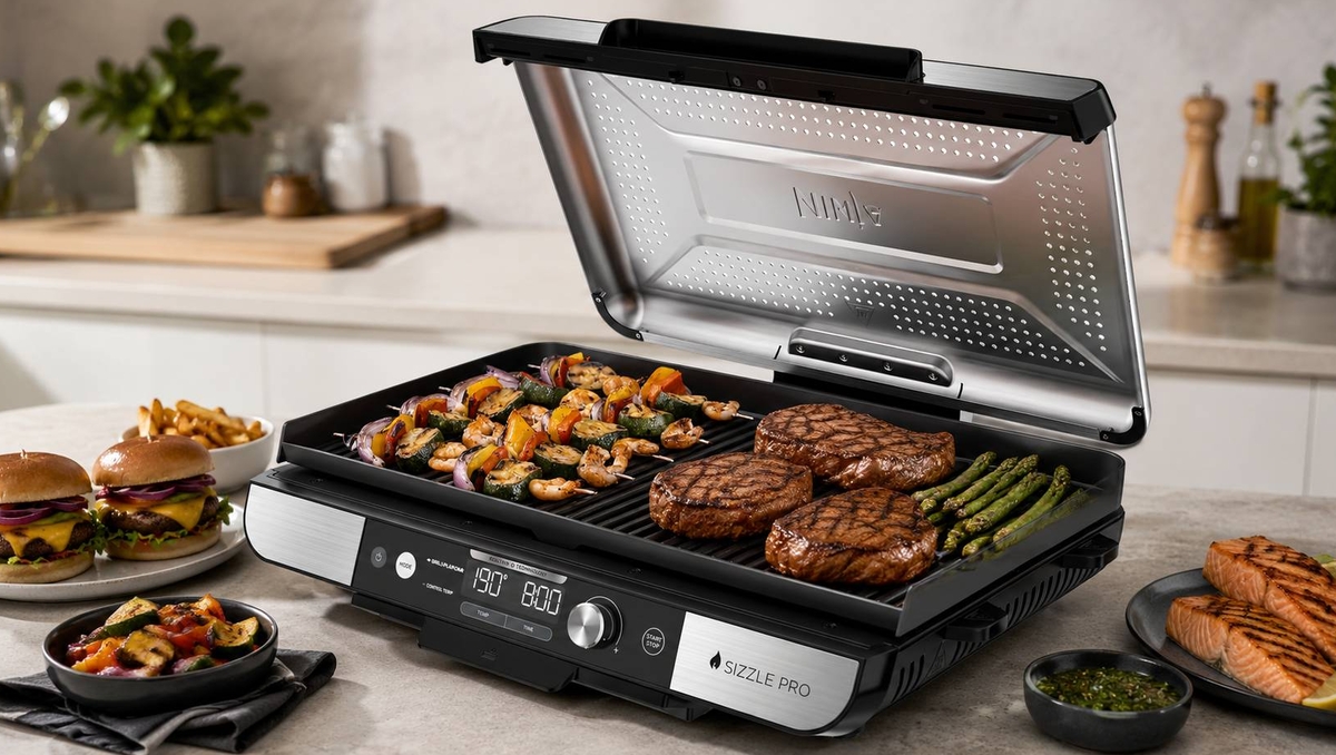 Plancha électrique Ninja Sizzle Pro XL : l’offre exceptionnelle à ne pas rater à 129,99 €
