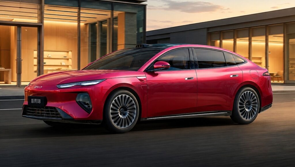 BYD Seal 08 : la berline électrique low-cost qui défie les géants du luxe